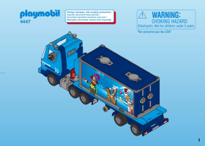 Handleiding Playmobil set 4447 Traffic Playmobil container truck