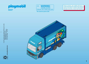 Manual Playmobil set 6437 Traffic Playmobil truck