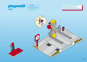 Manual de uso Playmobil set 7398 Traffic Accesorios de garaje