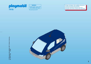 Handleiding Playmobil set 7416 Traffic Stadswagen