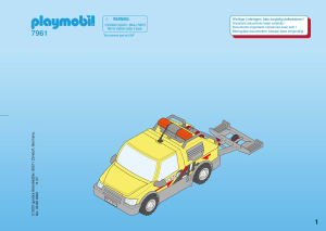 Bruksanvisning Playmobil set 7961 Traffic Bärgningsbil