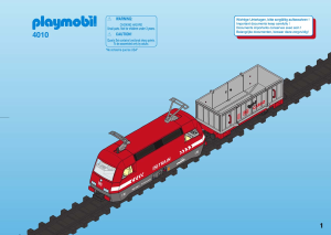 Manual de uso Playmobil set 4010 Train Tren de mercancias