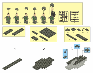 Bedienungsanleitung Sluban set M38-B0309 Land Forces 2 Mobiler Amphibienschutz