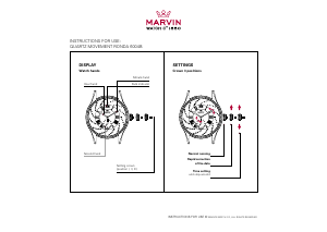 Handleiding Marvin Ronda 6004B Uurwerk