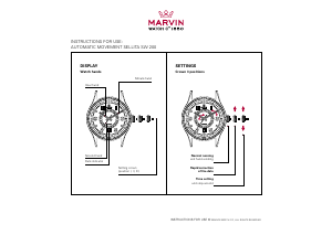 Handleiding Marvin Sellita SW 200 Uurwerk