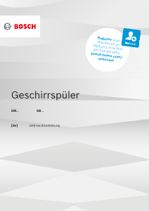 Bedienungsanleitung Bosch SMV45NX00E Geschirrspüler