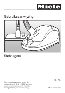 Handleiding Miele Hybrid Stofzuiger
