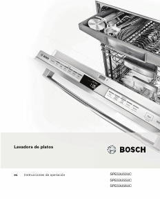 Manual de uso Bosch SPE53U52UC Lavavajillas