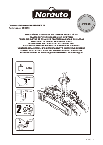 Manual Norauto Rapidbike 2 Suport bicicletă