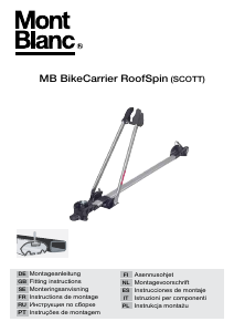 Manuale Mont Blanc RoofSpin Portabiciclette