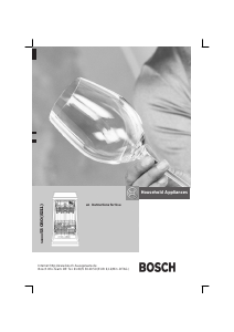 Manual Bosch SRS43M02EU Dishwasher