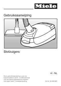 Handleiding Miele Parkett and Co. 5000 Stofzuiger