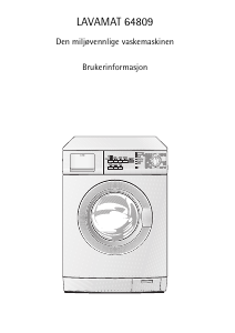 Bruksanvisning AEG LAV64809 Vaskemaskin