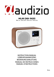 Bedienungsanleitung Audizio 102.212 Milan Radio