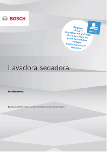 Manual de uso Bosch WDU28540ES Lavasecadora