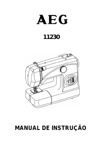 Manual AEG 11230 Máquina de costura