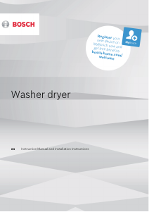 Manual Bosch WKD28542ES Washer-Dryer