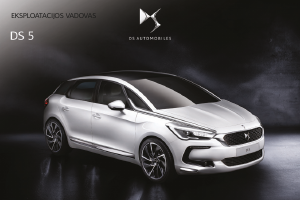 Vadovas Citroën DS5 (2016)