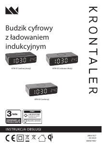 Instrukcja Krontaler 878-02 Budzik
