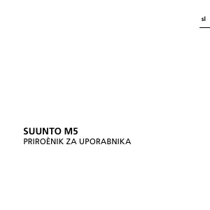 Priročnik Suunto M5 Športna ura