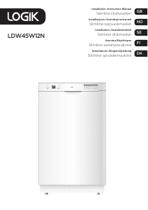 Manual Logik LDW45W12N Dishwasher