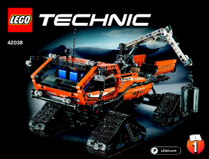 Handleiding Lego set 42038 Technic Noordpool truck