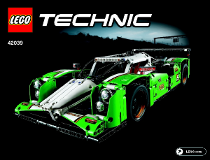 Instrukcja Lego set 42039 Technic Superszybka wyścigówka