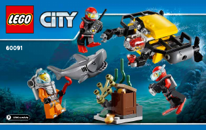 Manual Lego set 60091 City Deep sea starter set