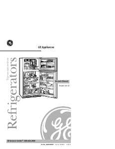 Manual GE TBX21GPJRAD Fridge-Freezer