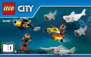 Manuale Lego set 60095 City Nave per esplorazioni sottomarine