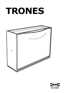 Rokasgrāmata IKEA TRONES Apavu skapis