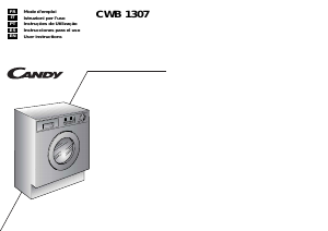 Manual Candy CWB 1307 Washing Machine