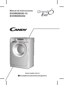 Manual de uso Candy GrandO EVO W2853D2 Lavadora