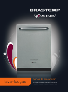 Manual Brastemp-Gourmand BLB14CR Máquina de lavar louça