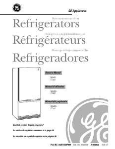 Mode d’emploi GE TCX22PACABB Réfrigérateur combiné