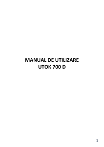 Manual UTOK 700D Telefon mobil