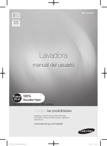 Manual de uso Samsung WF116U4SAWQ Lavadora