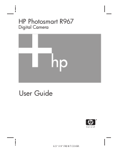 Handleiding HP Photosmart R967 Digitale camera