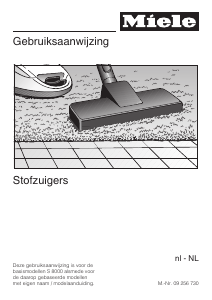 Handleiding Miele S8 EcoLine Stofzuiger