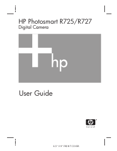 Handleiding HP Photosmart R727 Digitale camera