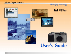 Handleiding HP Photosmart 618 Digitale camera