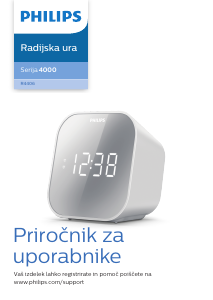 Priročnik Philips R4406 Radijska budilka