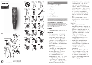 Manual Philips BT7206 Aparador de barba