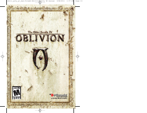Manual PC The Elder Scrolls IV - Oblivion