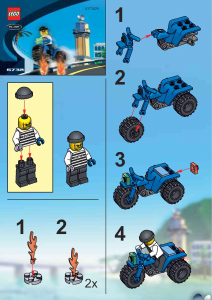 Bedienungsanleitung Lego set 6732 Island Brickster's trike