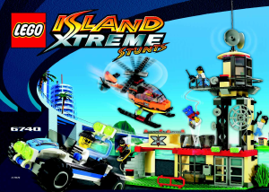 Manual Lego set 6740 Island Xtreme tower