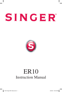 Manual Singer ER-10 Sewing Machine