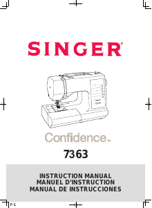 Handleiding Singer 7363 Confidence Naaimachine