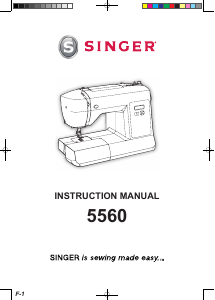 Manual Singer 5560 Fashion Mate Sewing Machine