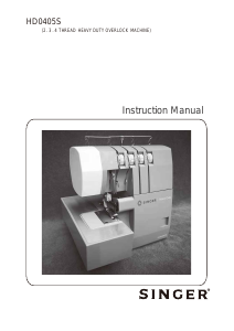 Manual Singer HD0405S Sewing Machine